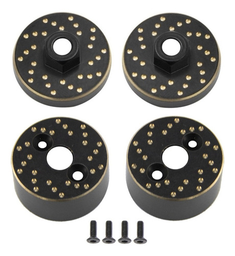 4 Brass Units, Front And Rear Axle, Hexagon Wheel