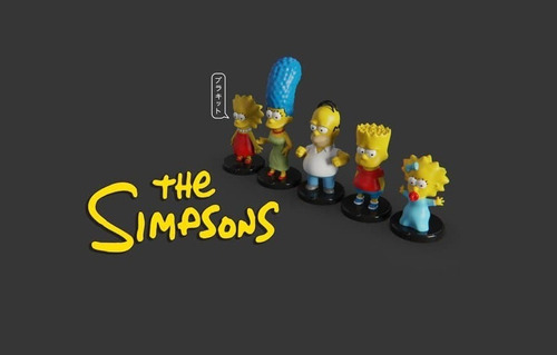  Archivo Stl Impresión 3d - Los Simpsons Plakit Pack