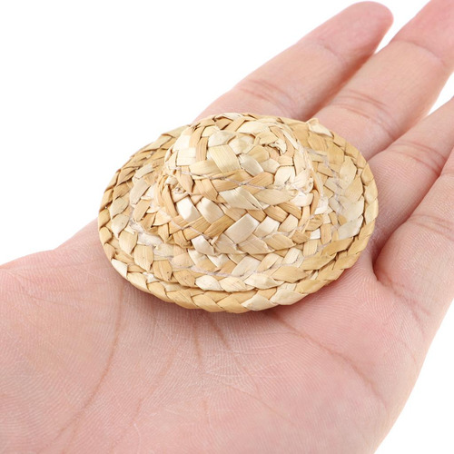 Sombreros De Paja En Miniatura Para Hechos Pequeñas
