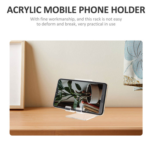 Soporte Para Teléfono Móvil, Soporte Transparente Para Teléf