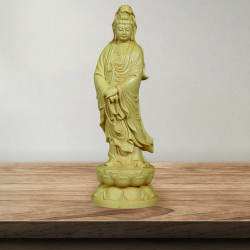Estátua Guan Yin Estatueta Quan Yin Decoração Altura 22cm