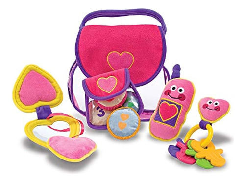 Melissa Y Doug Monedero Bonito Relleno Y Derrame Juego Suave