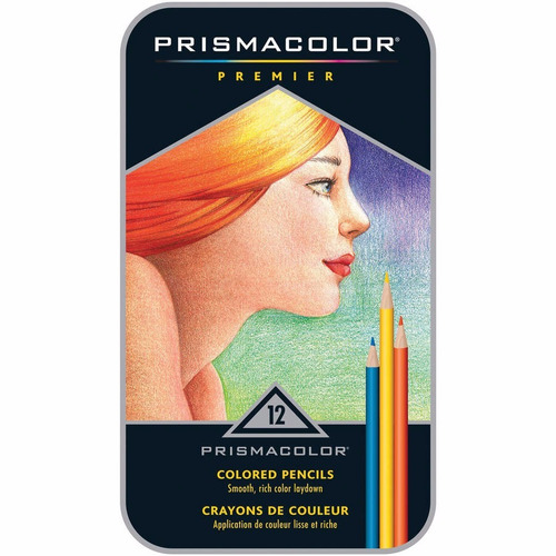 Set De 12 Lapices Colores Profesionales Prismacolor Premier