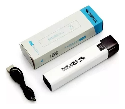 Power Bank 1200 Mah Compacto Usb Con Linterna 3 Modos 