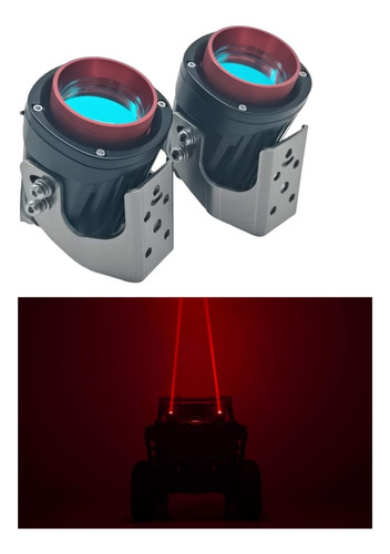 Antenas Láser Whip Led Rojas Luz De Seguridad Rzr 4x4 Can Am