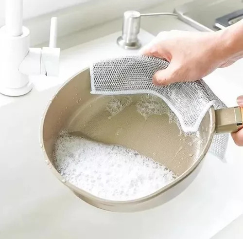 20 Trapos De Cocina De Malla De Alambre Exentos De Aceite.