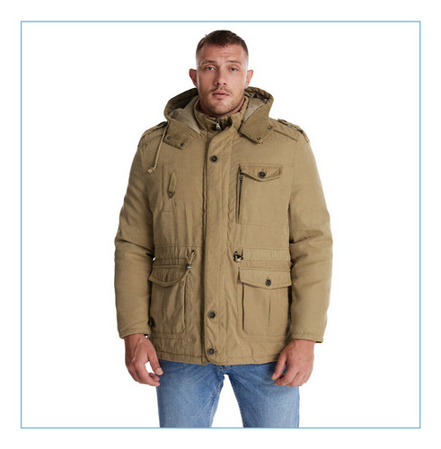 Chaqueta Esquí Para Hombre Chaqueta Polar Senderismo Capucha
