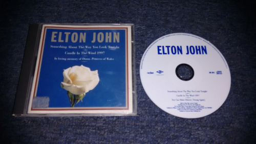 Cd Elton John Single Something About The Way You Look,checa