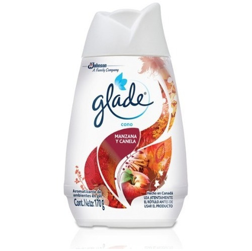 Glade Desodorante Ambiental Cono Gel Manzana Y Canela - 170g