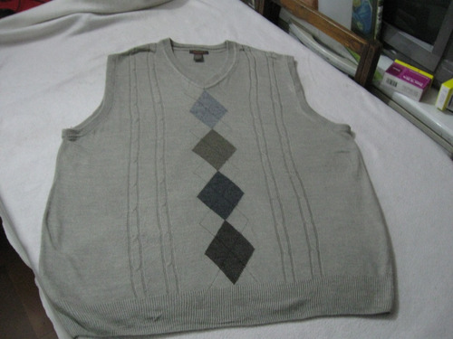 Sweater; Sin Mangas Dockers Talla Xl Color Cafe Claro