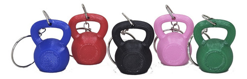 Llavero Pesa Rusa Y Mancuerna Gym Pack X 50 Souvenir Cumple Color