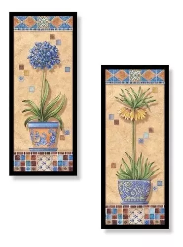 Conjunto Quadros Decorativos 3 peças 25x25 Xadrez - Arte na Arte