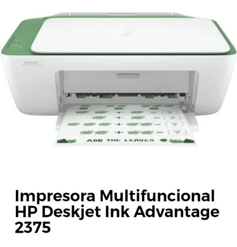 Impresora Hp 2375 Con Sistema De Continuo Full Tinta