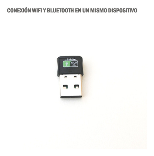 Adaptador Usb Wifi + Bluetooth 2 En 1