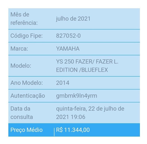 Imagem 7 de 7 de Yamaha 250