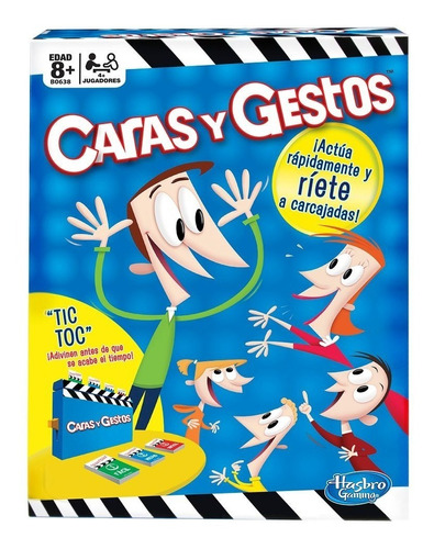 Juego Caras Y Gestos En Español Hasbro / Diverti