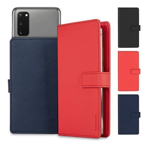 Imagen 3 de 10 de Funda Universal Con Tarjetero Deslizable Adherencia Nanopad
