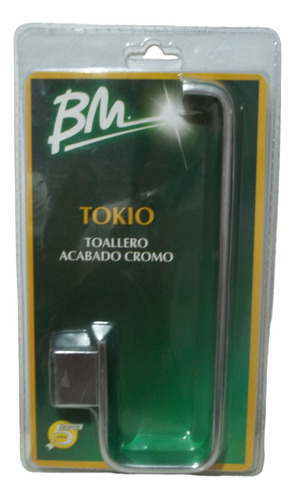 Toallero Acabado Cromo Tokio Bm