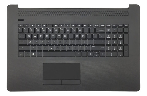 Carcasa Teclado Touchpad 73h1 Para Hp Laptop 17-by Us Negro