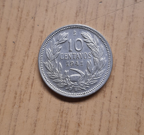 Moneda De 10 Centavos Año 1941