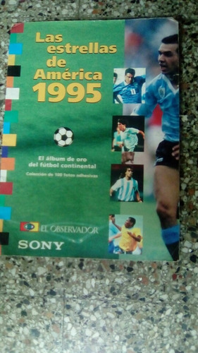 Álbum Fútbol Figuritas Las Estrellas De América Año 1995