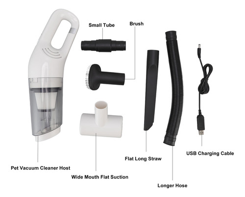 Mini Aspirador De Pó Portátil Portátil Para Animais De Estim