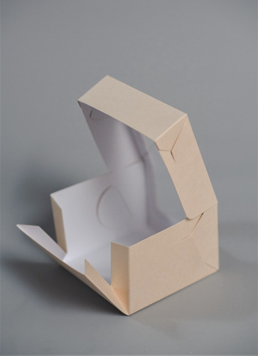 Imagen 3 de 4 de Caja 1 Pieza Baja Visor 10x10x7cm (x100u) Torta Mini Pvc 198