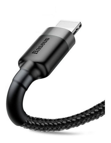 Imagen 5 de 10 de Cable Cargador Usb Baseus Lightning 3mts Reforzado 2a iPhone