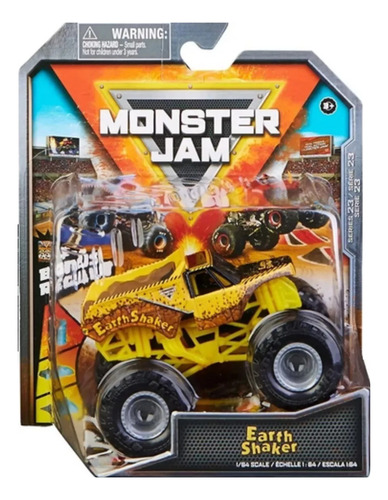 Monster Jam Earth Shaker Vehiculo 1.64 Metal Original