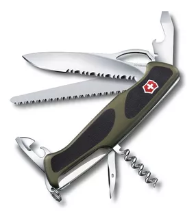 Navaja Ganadera Rangergrip 179 Victorinox 0.9563.mwc4 Color Verde