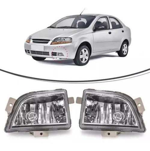 Antiniebla O Carellos De Chevrolet Aveo 2006-2010