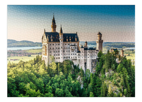 Castillo De Neuschwanstein Baviera Alemania - Rompecabezas P
