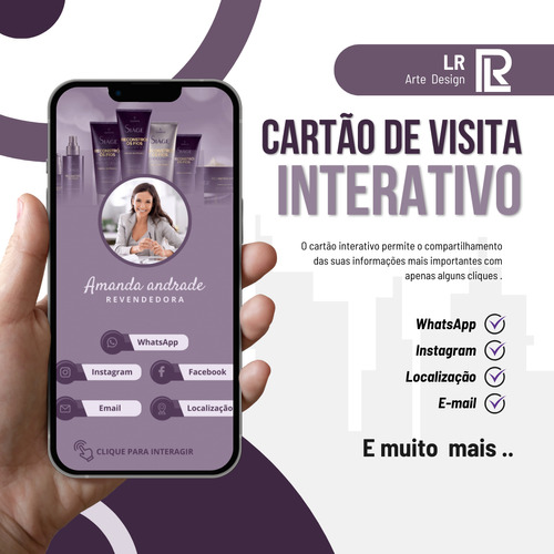 Cartão De Visita Digital E Interativo 