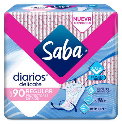 Protectores Saba Diarios Delicate Regular caja 90 unidades