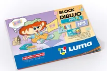Comprar Block De Dibujo Pastel Luma Tipo El Nene N° 5 X 24 Hojas Color Multicolor
