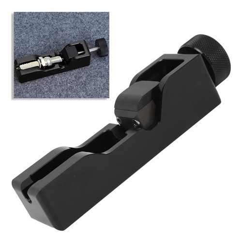 Spark Plug Gap Tool, Pinza Metálica Negra, Universal