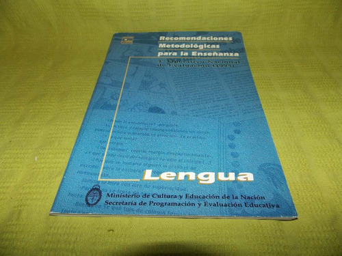 Recomendaciones Metodológicas Para La Enseñanza - Lengua