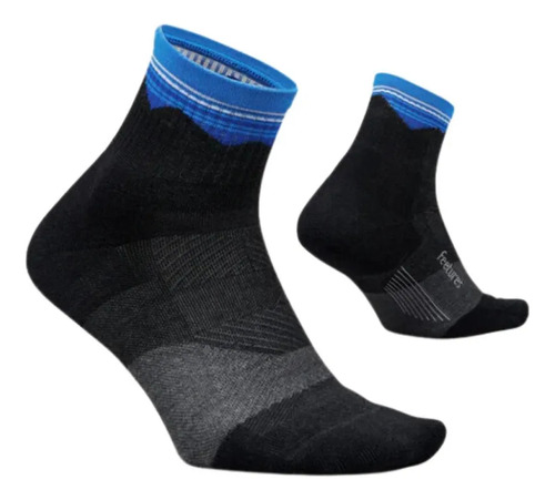 Calcetines Trail Feetures Trail Max Cushion Quarter Negro Ec