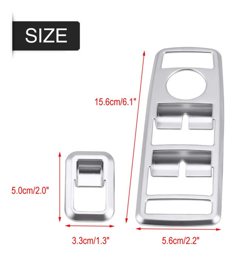 Acouto Car Window Switch Button Trim Panel Cover For Benz A