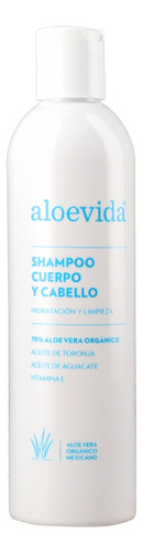  Shampoo Aloevida Para Cuerpo Y Cabello 70% Aloevera- 280 Ml