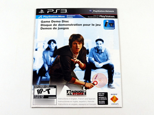 Playstation Move Game Demo Disc Original Playstation 3 Ps3