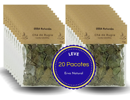 Kit 20 Chás Bugre Legítimo Casearia Sylvestris