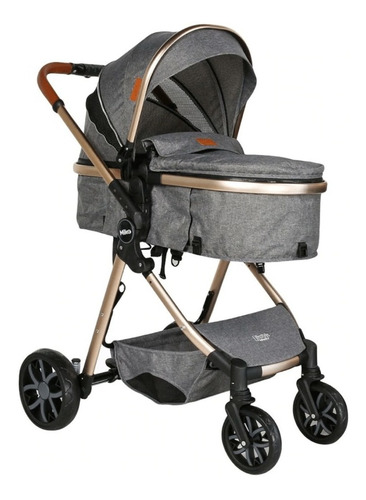 Carriola Infanti Mike Portabebe Base De Carro Gris
