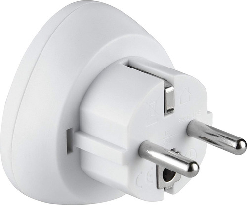 Imagen 4 de 6 de Ficha Adaptador Nema (patas Chatas Diagonal) A Schuko 2500 W
