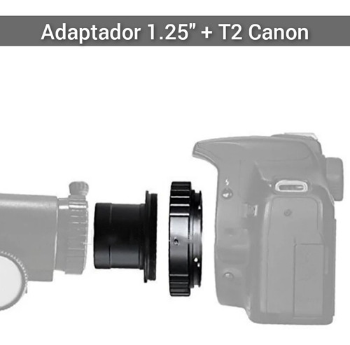 Adaptador 1.25 + T2 Canon