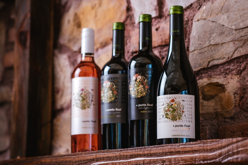 Imagen 3 de 7 de Vino Punto Final Malbec Rose Orgánico 6 Botellas