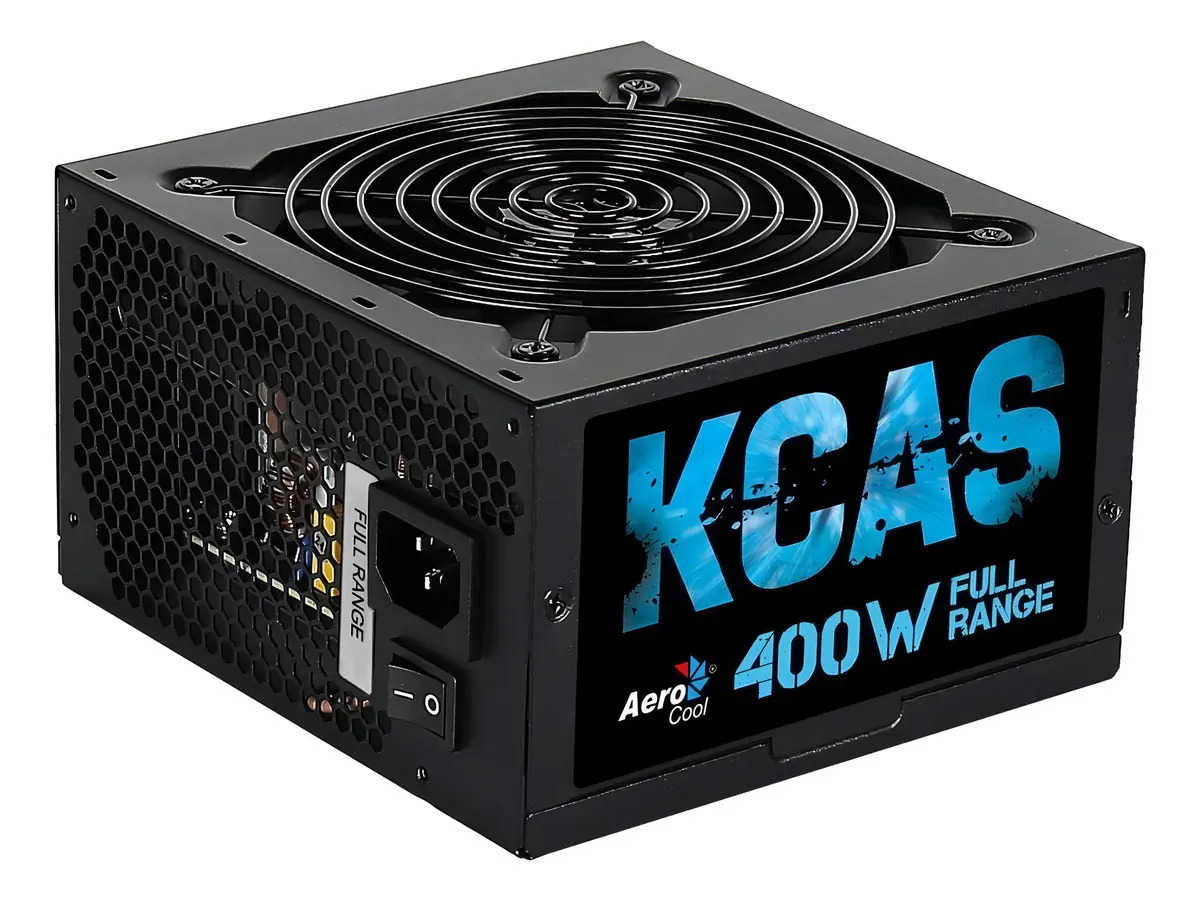 Fonte De Alimentação Aerocool Kcas 400w Preto Preta Preta