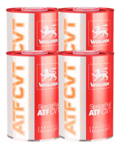 Aceite De Transmision Atf-cvt Wolver Syntetic 4lts