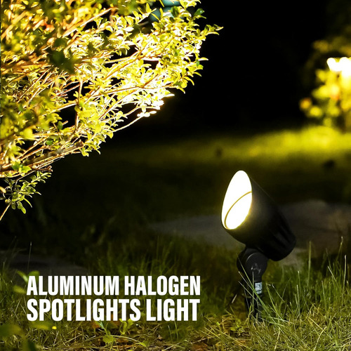 4 Pack Luz Paisaje Bajo Voltaje 50w Halógen...