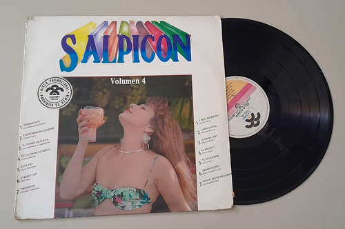 Salpicon Vol 4 Compilado Promocional Lp Rodven 1992 Colombia